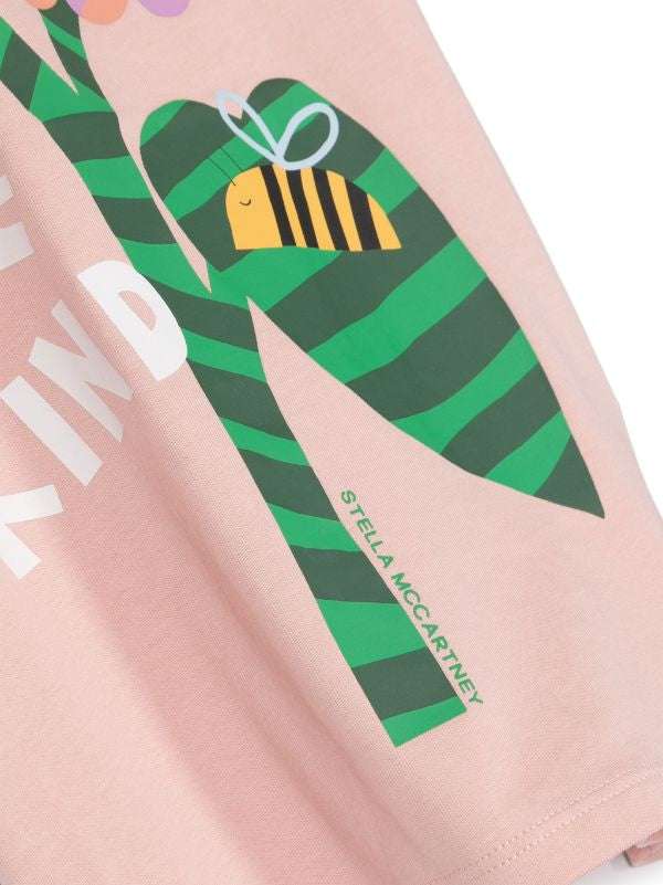 Stella McCARTNEY Kids - Тениски - Bee Happy Flower T-Shirt - Love|Labels