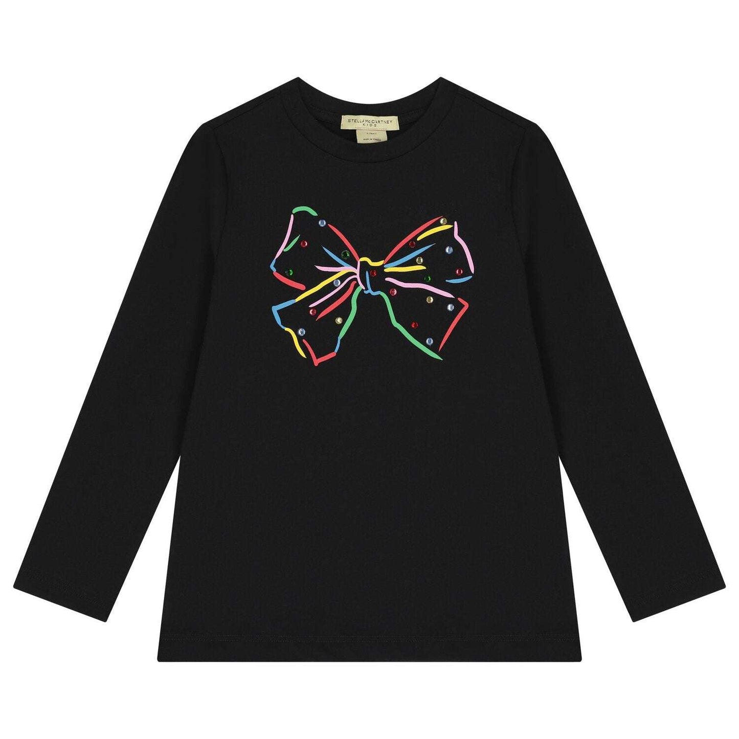Stella McCARTNEY Kids - Блузи - Black Bow Long Sleeve Top - Love|Labels