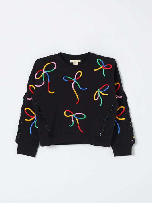 Stella McCARTNEY Kids - Блузи - Black Bows Sweatshirt - Love|Labels