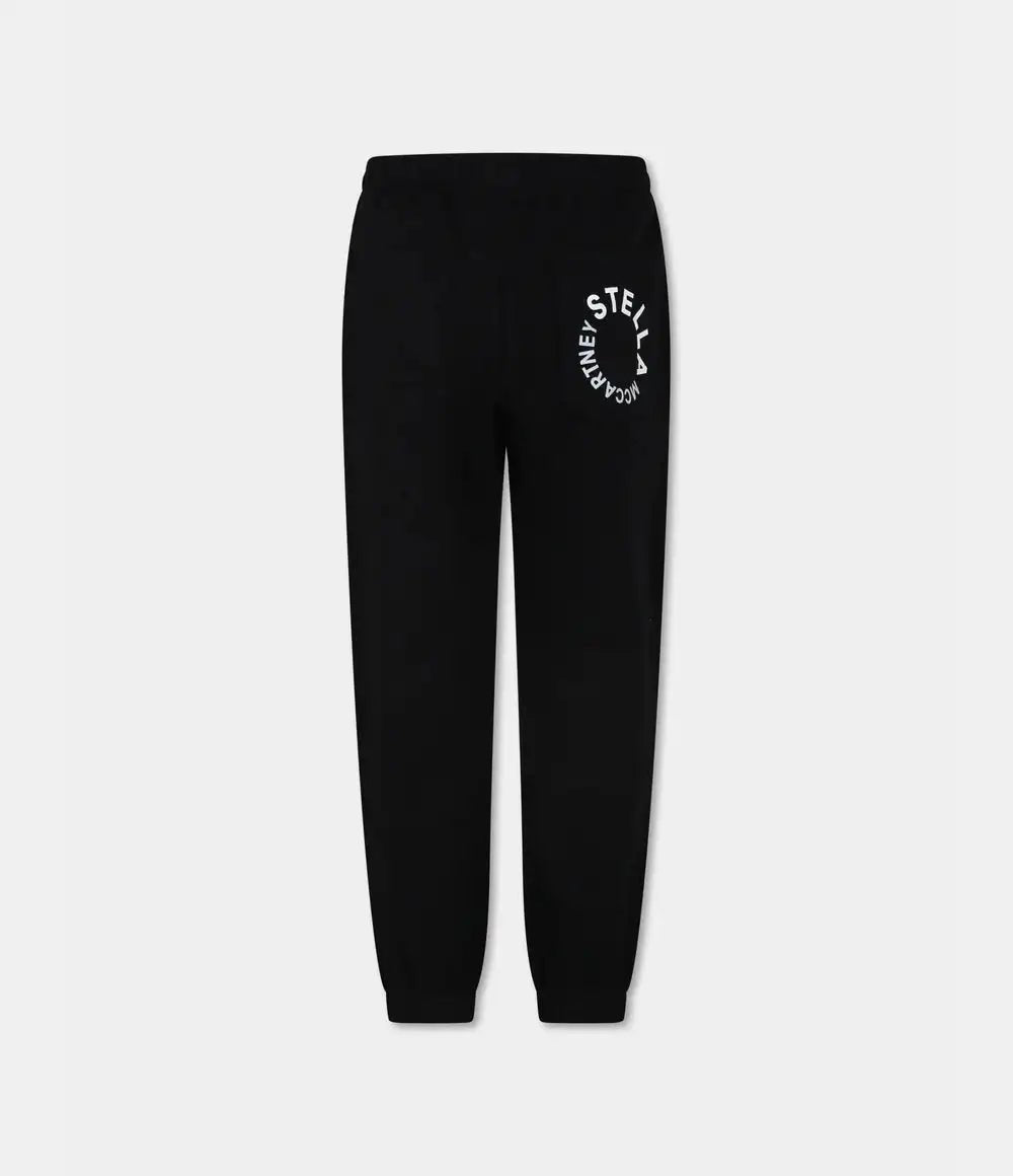 Stella McCARTNEY Kids - Панталони - Black Circle Joggers - Love|Labels
