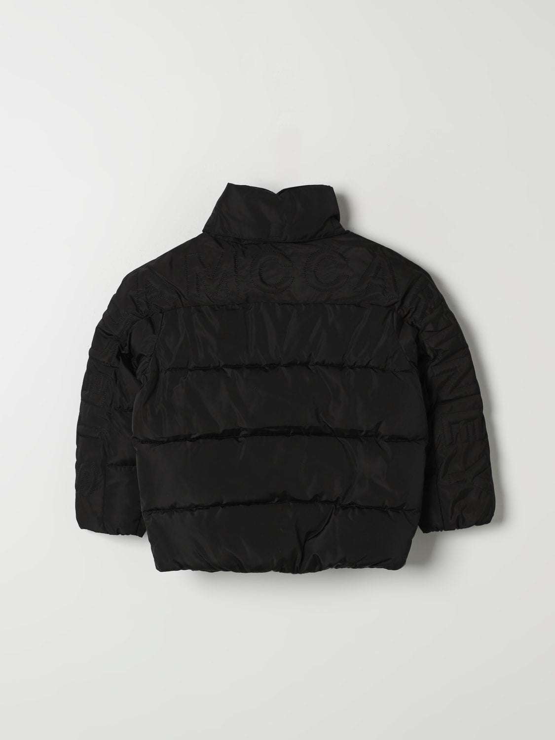 Stella McCARTNEY Kids - Якета - Black Embossed Logo Puffer - Love|Labels