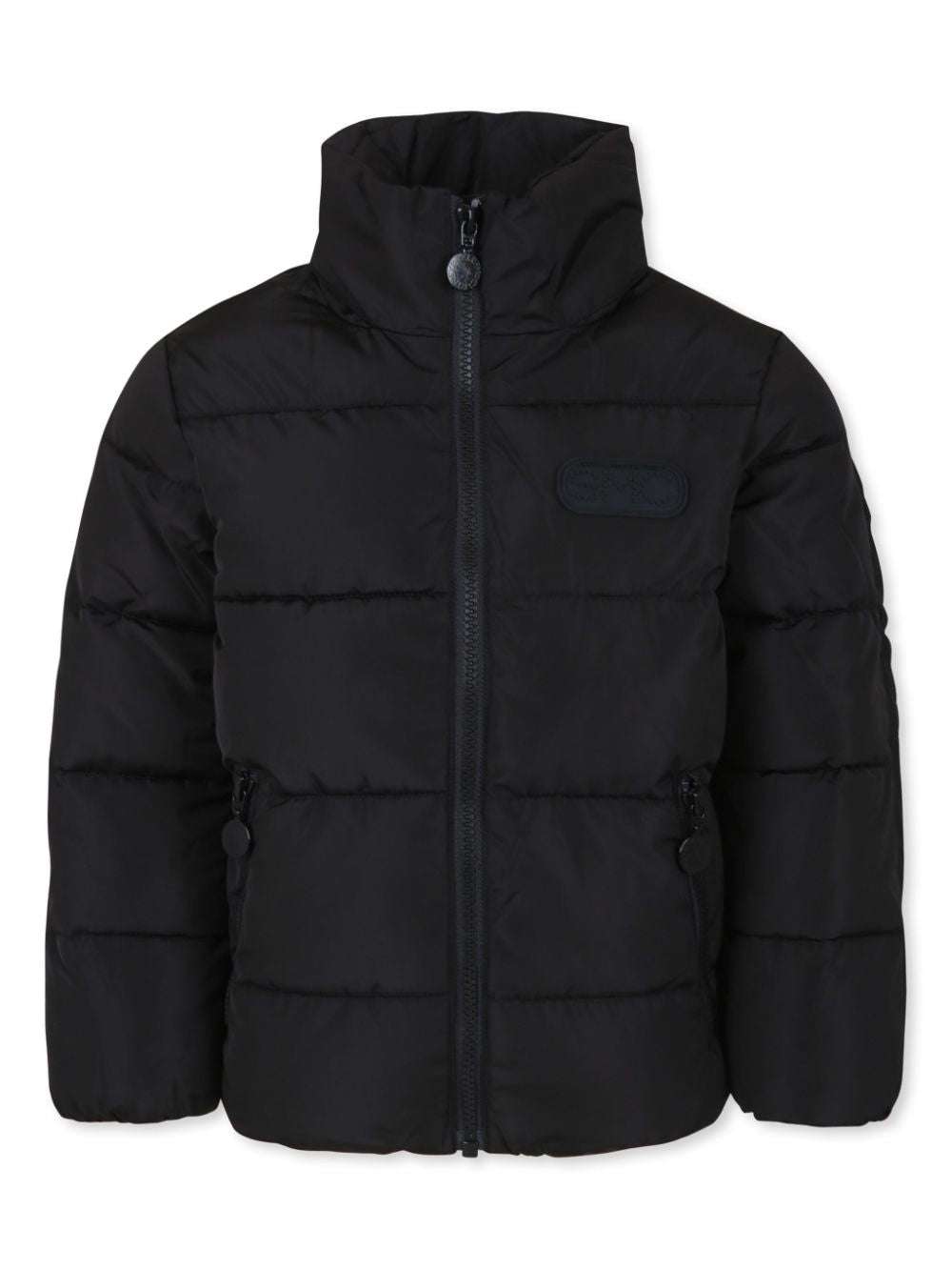 Stella McCARTNEY Kids - Якета - Black Embossed Logo Puffer - Love|Labels
