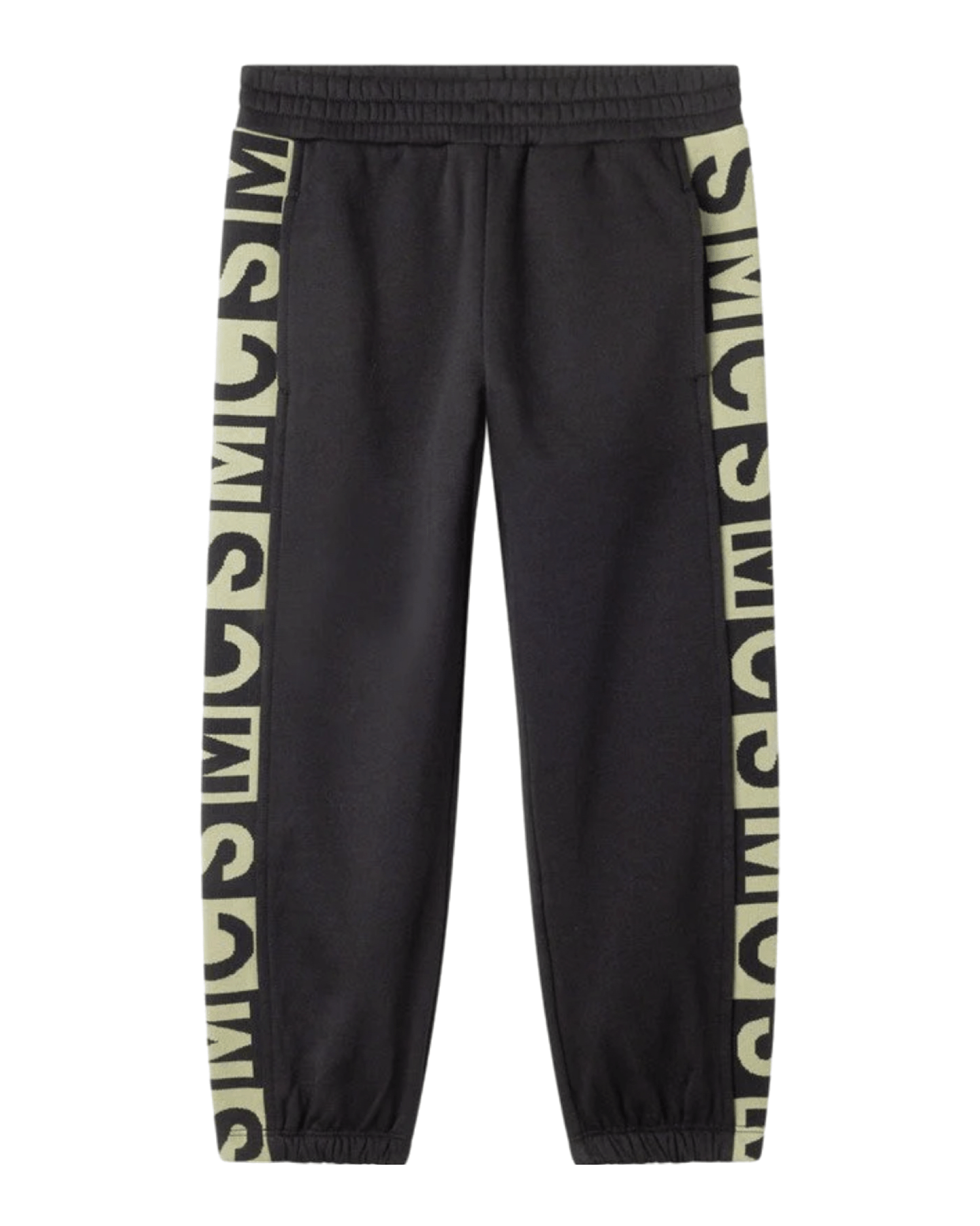 Stella McCARTNEY Kids - Панталони - Black Graphic Logo Sweatpants - Love|Labels