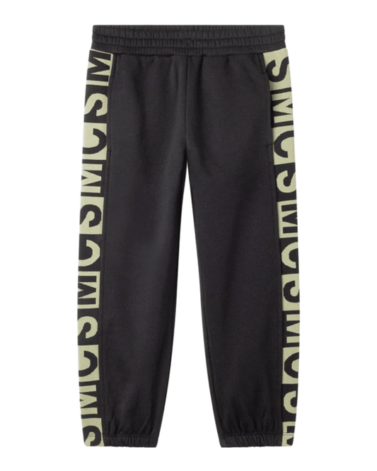 Stella McCARTNEY Kids - Панталони - Black Graphic Logo Sweatpants - Love|Labels
