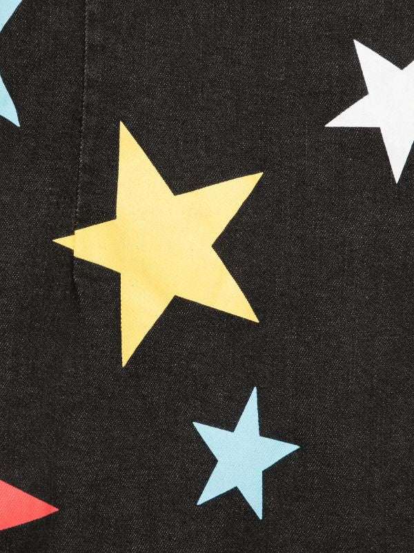 Stella McCARTNEY Kids - Рокли - Black Stars Denim Dress - Love|Labels