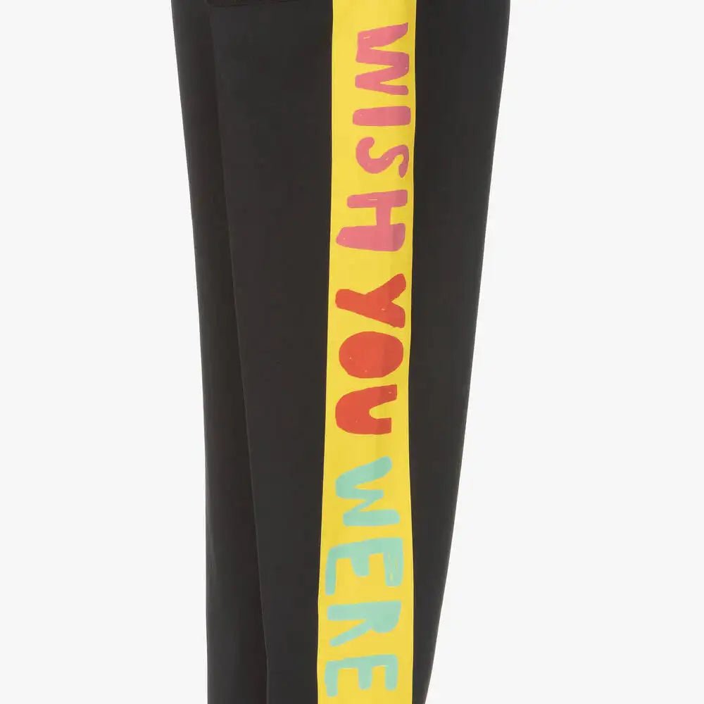 Stella McCARTNEY Kids - Клинове - Black Wish Leggings - Love|Labels