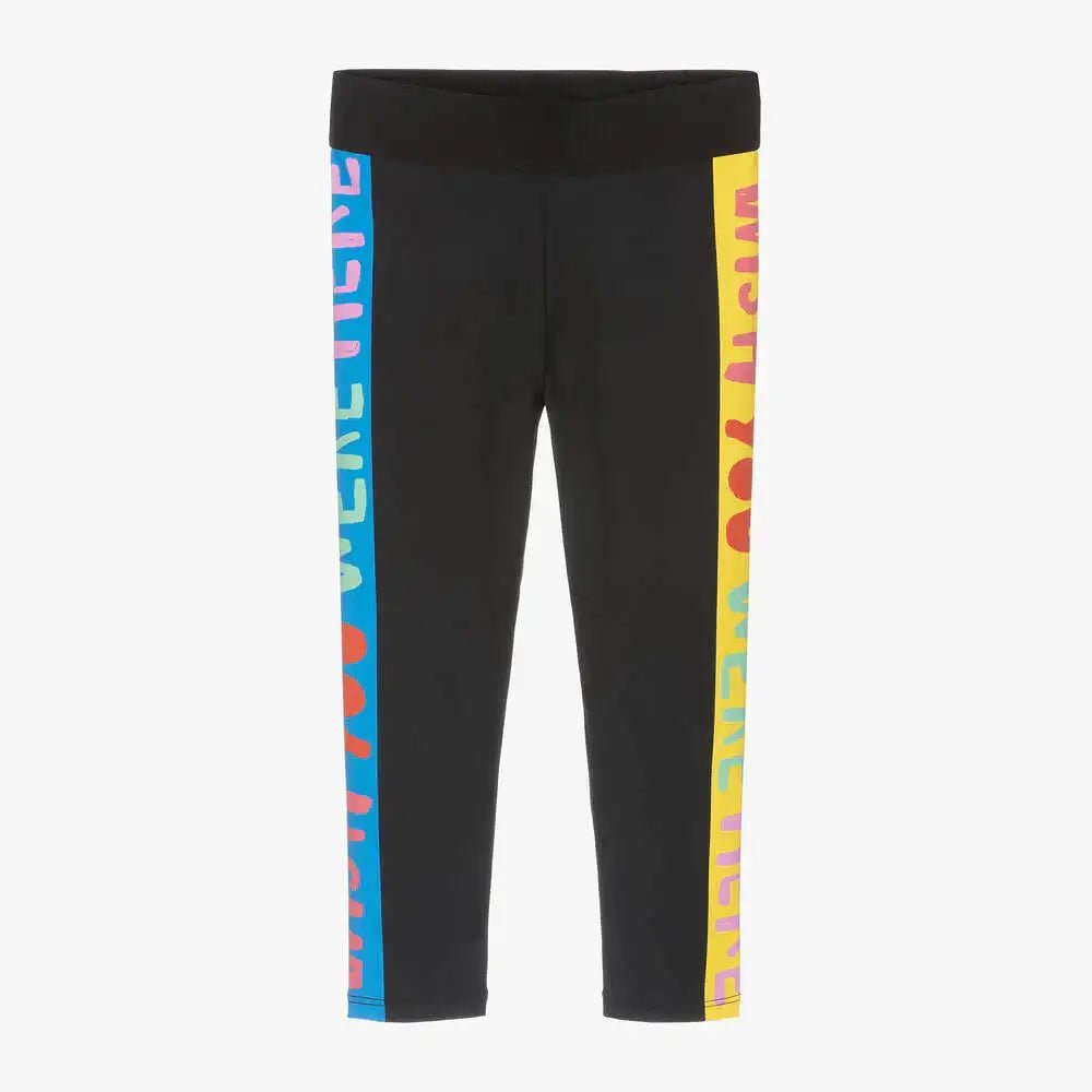 Stella McCARTNEY Kids - Клинове - Black Wish Leggings - Love|Labels