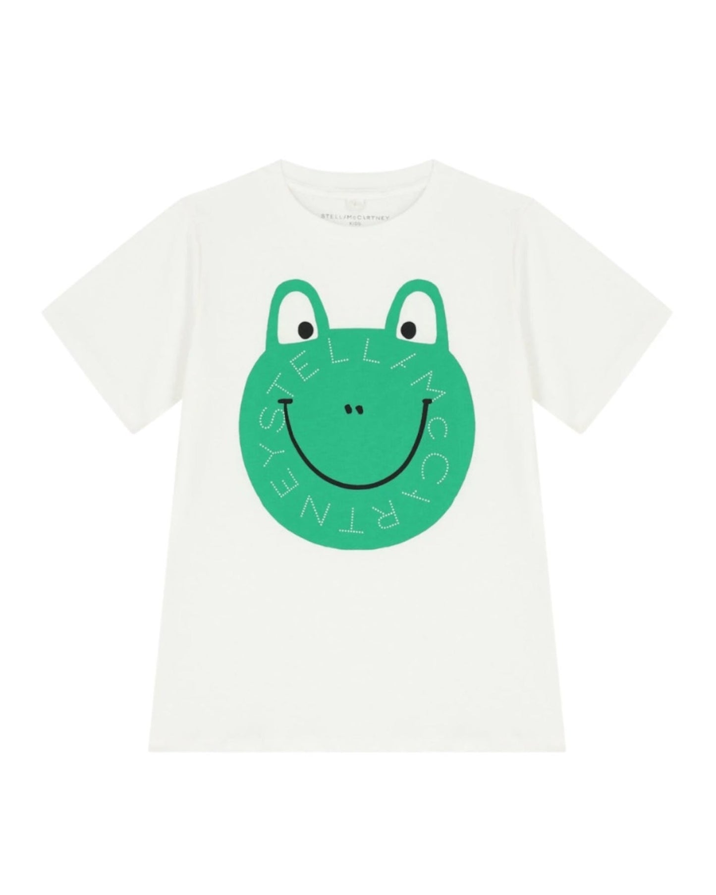 Stella McCARTNEY Kids - Тениски - Boys Ivory Logo Frog T-Shirt - Love|Labels