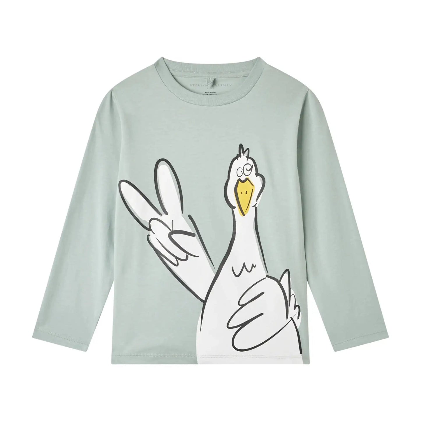 Stella McCARTNEY Kids - Блузи - Chicken Long Sleeves T-Shirt - Love|Labels