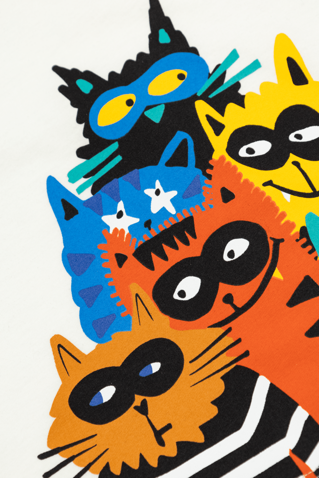 Stella McCARTNEY Kids - Тениски - Colorful Cats T-Shirt - Love|Labels