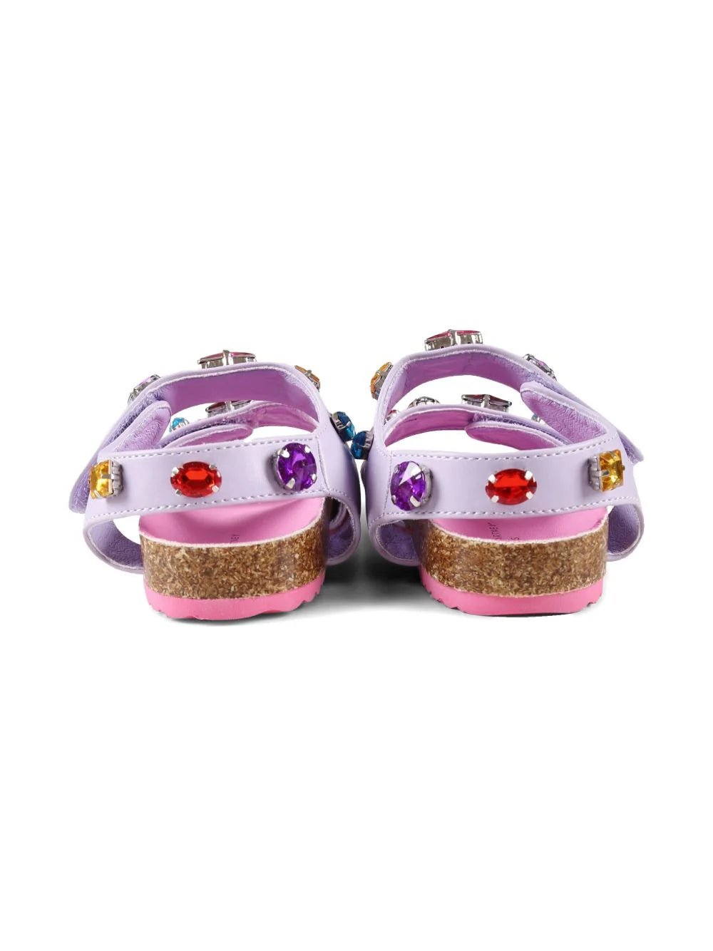 Stella McCARTNEY Kids - Обувки - Girls Purple Gemstone Sandals - Love|Labels