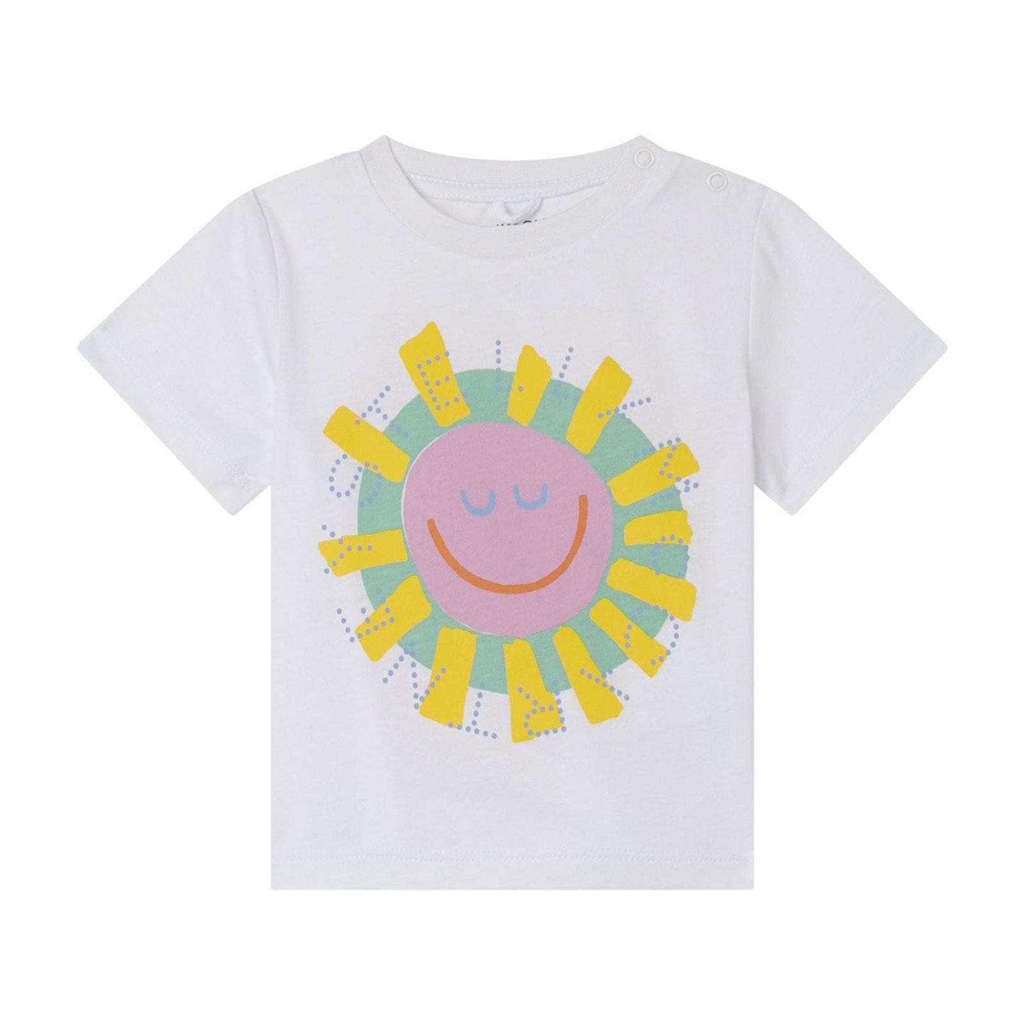 Stella McCARTNEY Kids - Тениски - Girls White Sun T-Shirt - Love|Labels