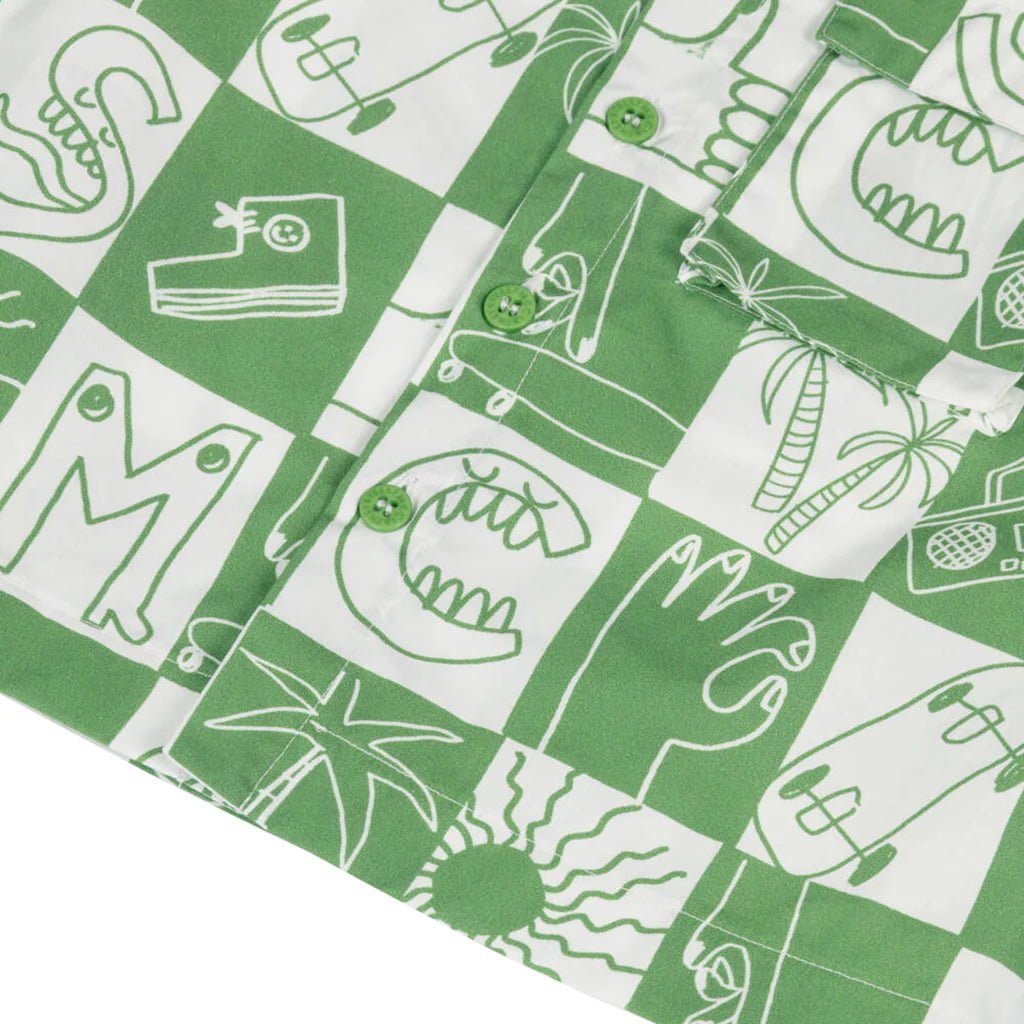 Stella McCARTNEY Kids - Ризи - Green Check Shirt - Love|Labels