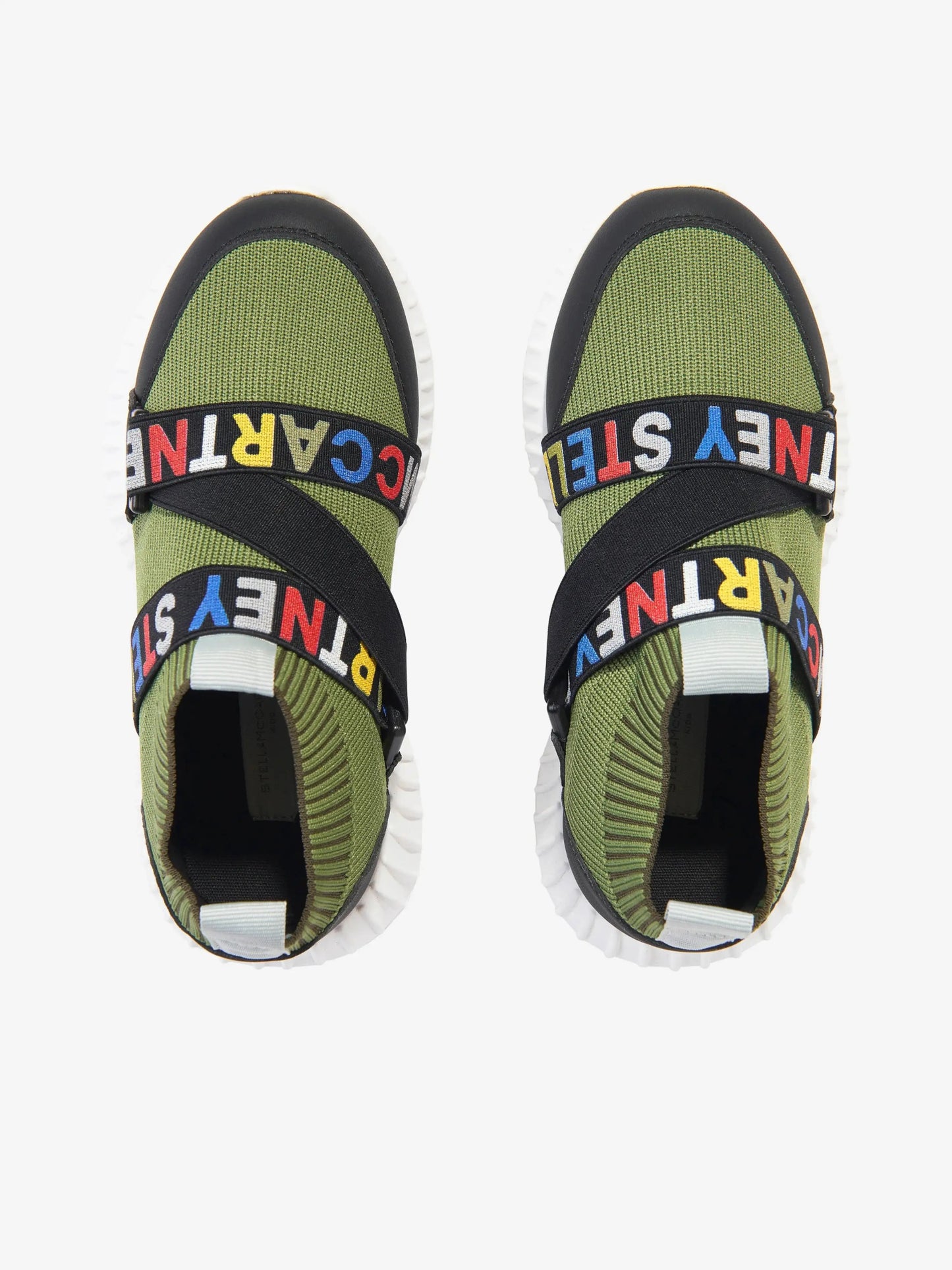 Stella McCARTNEY Kids - Обувки - Green Logo Sneakers - Love|Labels