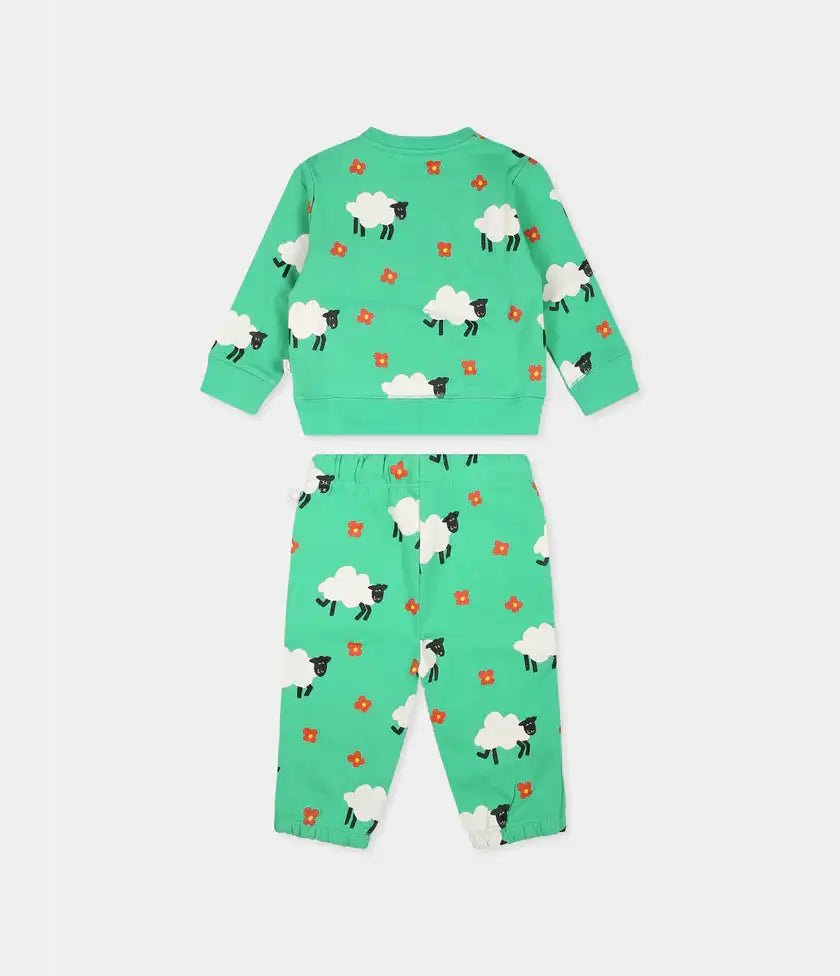 Stella McCARTNEY Kids - Комплекти - Green Set With Sheep Print - Love|Labels