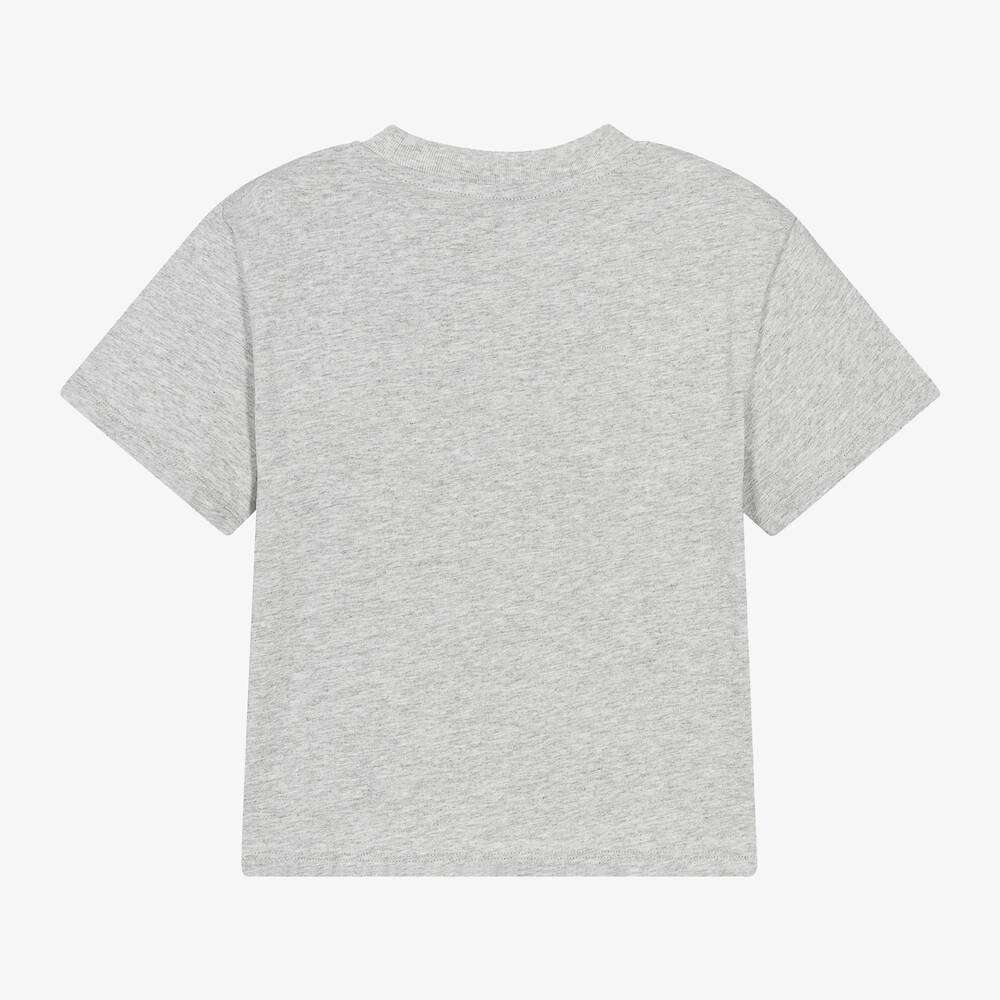 Stella McCARTNEY Kids - Тениски - Grey Cotton T-Shirt - Love|Labels