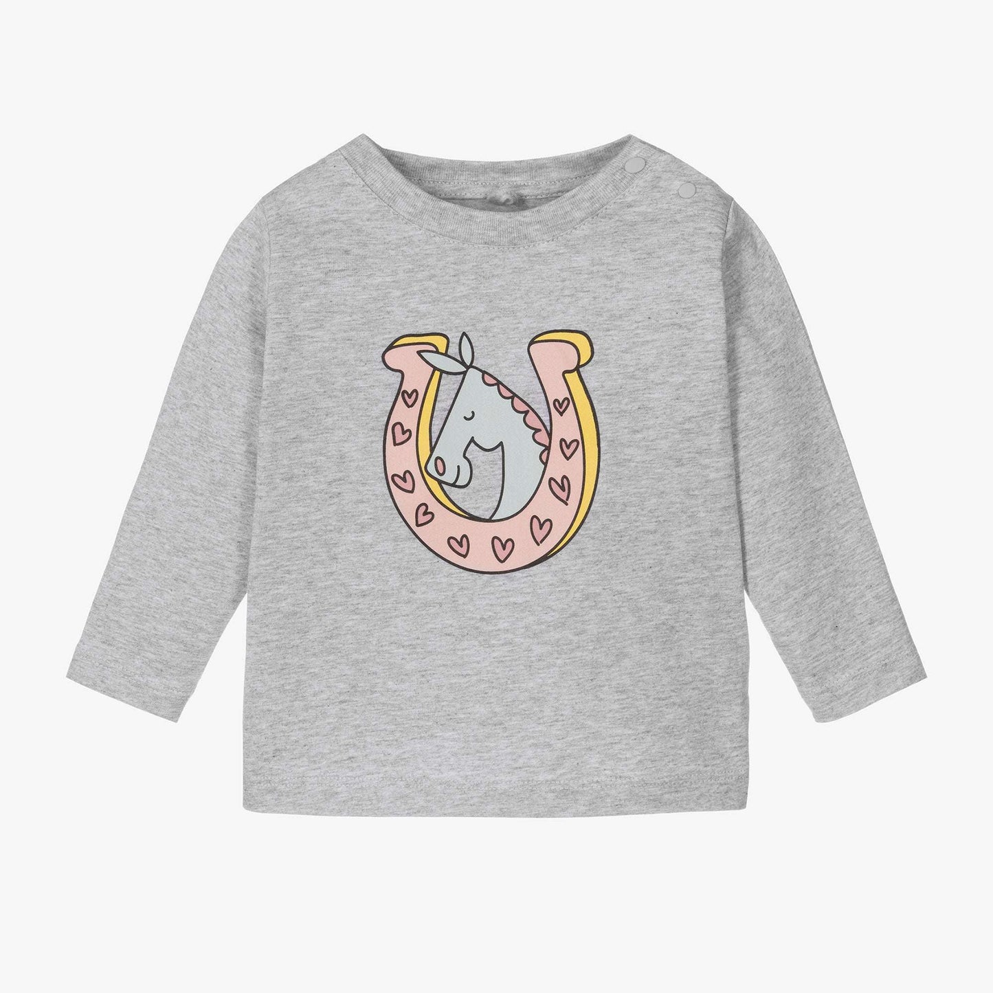 Stella McCARTNEY Kids - Блузи - Grey Marl Horse Top - Love|Labels