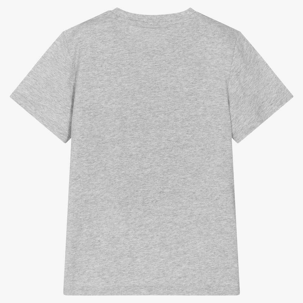 Stella McCARTNEY Kids - Тениски - Grey & Orange Circle Logo T-Shirt - Love|Labels