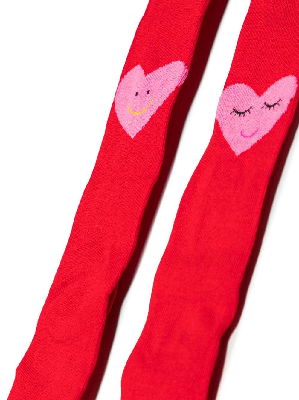 Stella McCARTNEY Kids - Аксесоари - Други - Heart - Intarsia Fine - Knit Tights - Love|Labels