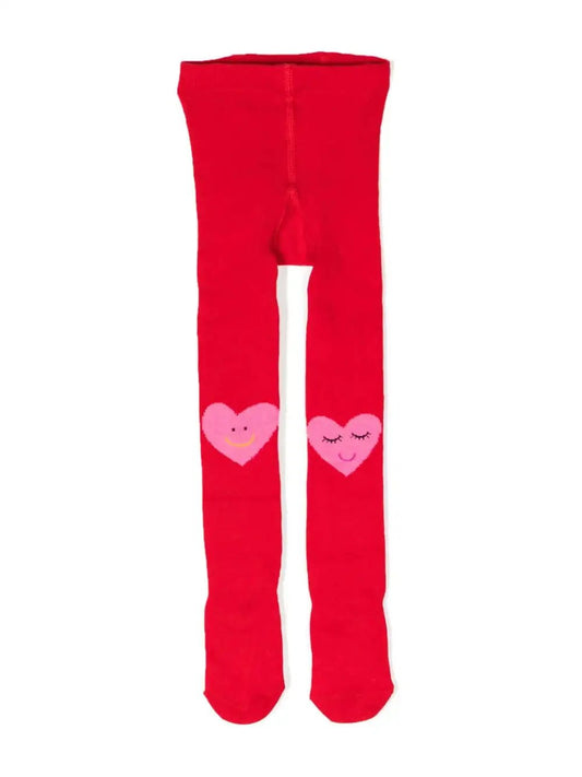 Stella McCARTNEY Kids - Аксесоари - Други - Heart - Intarsia Fine - Knit Tights - Love|Labels