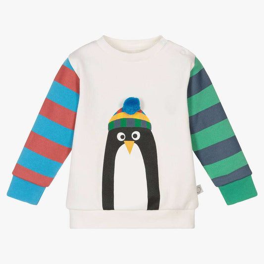 Stella McCARTNEY Kids - Блузи - Ivory Penguin Sweatshirt - Love|Labels