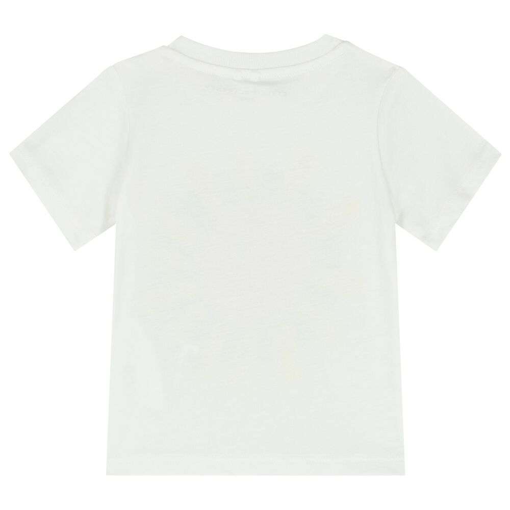 Stella McCARTNEY Kids - Тениски - Ivory Shark T-Shirt - Love|Labels