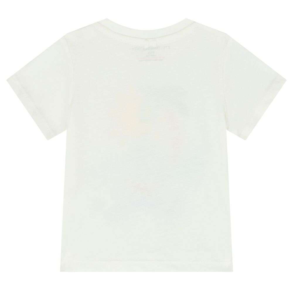 Stella McCARTNEY Kids - Тениски - Ivory Shark T-Shirt - Love|Labels