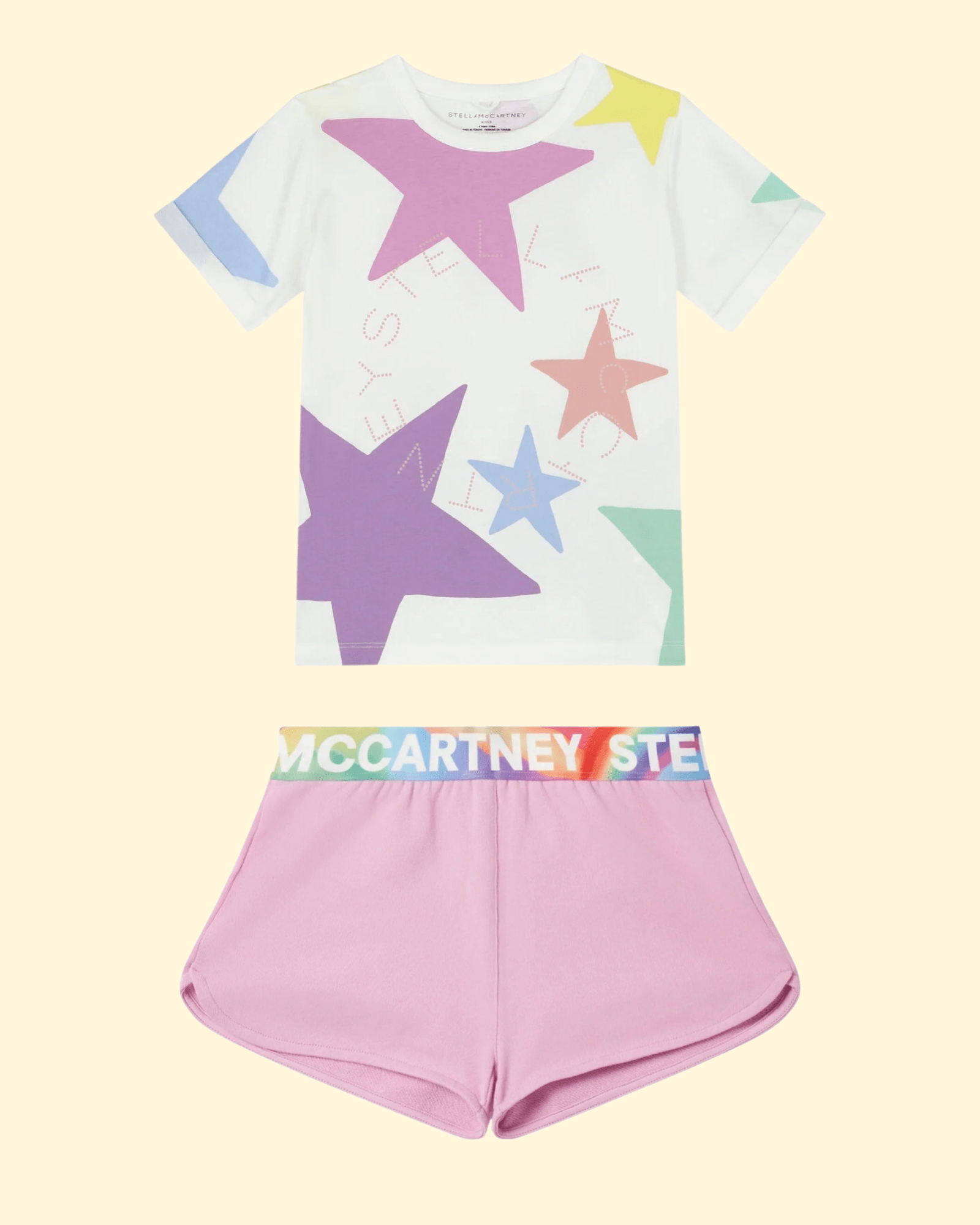 Stella McCARTNEY Kids - Шорти - Logo Tape Shorts - Love|Labels