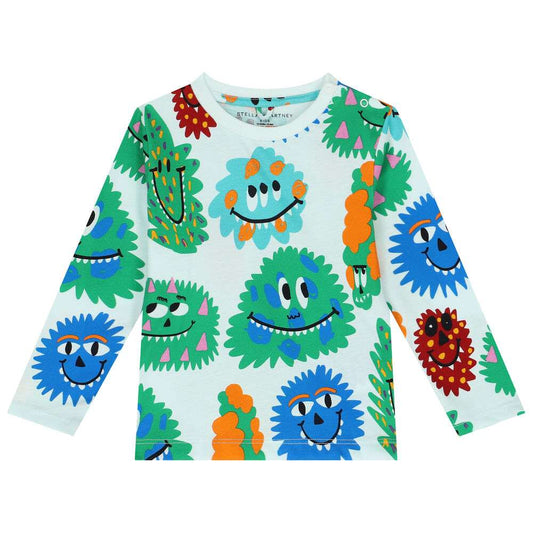 Stella McCARTNEY Kids - Блузи - Monsters Long Sleeve Top - Love|Labels