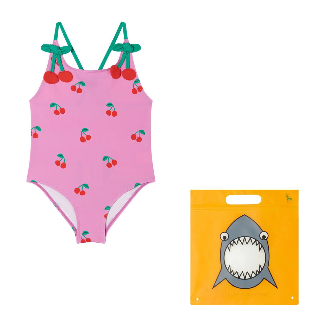 Stella McCARTNEY Kids - Бански - One - Piece Cherries Swimsuit - Love|Labels
