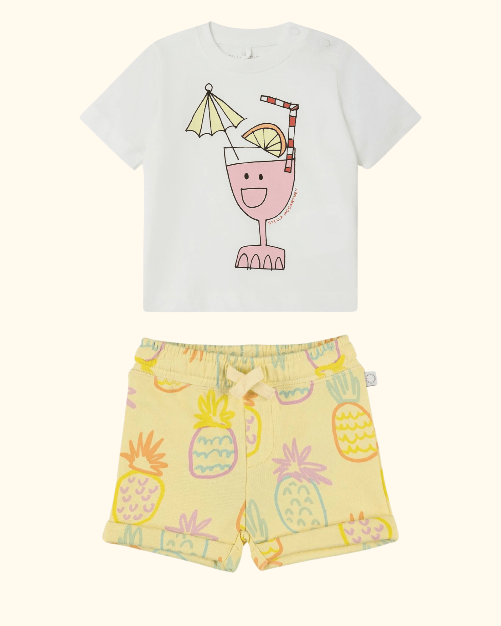 Stella McCARTNEY Kids - Шорти - Organic Cotton Sweat Shorts - Love|Labels