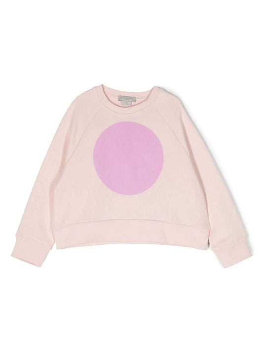 Stella McCARTNEY Kids - Блузи - Pink Circle Logo Jumper - Love|Labels