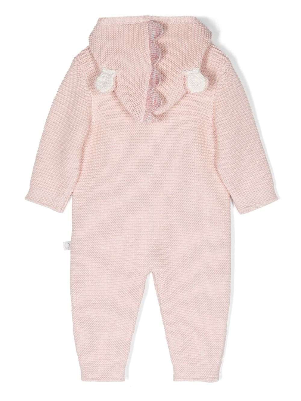 Stella McCARTNEY Kids - Ромпери - Pink Knitted Playsuit Unicorn - Love|Labels