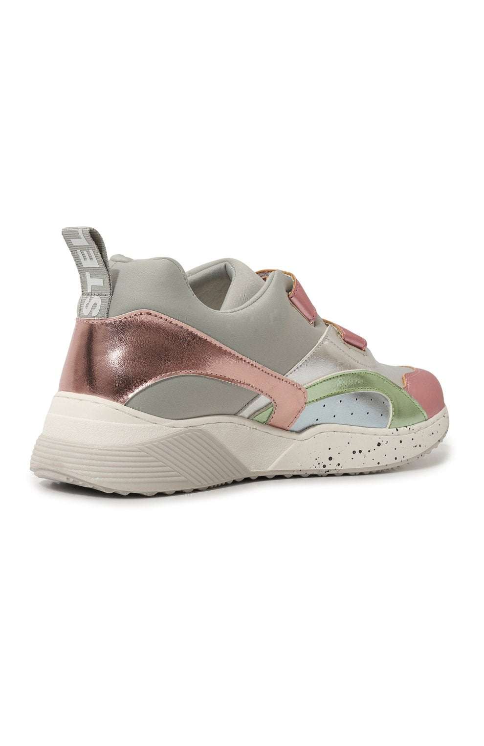 Stella McCARTNEY Kids - Обувки - Pink Metallic Velcro Trainers - Love|Labels