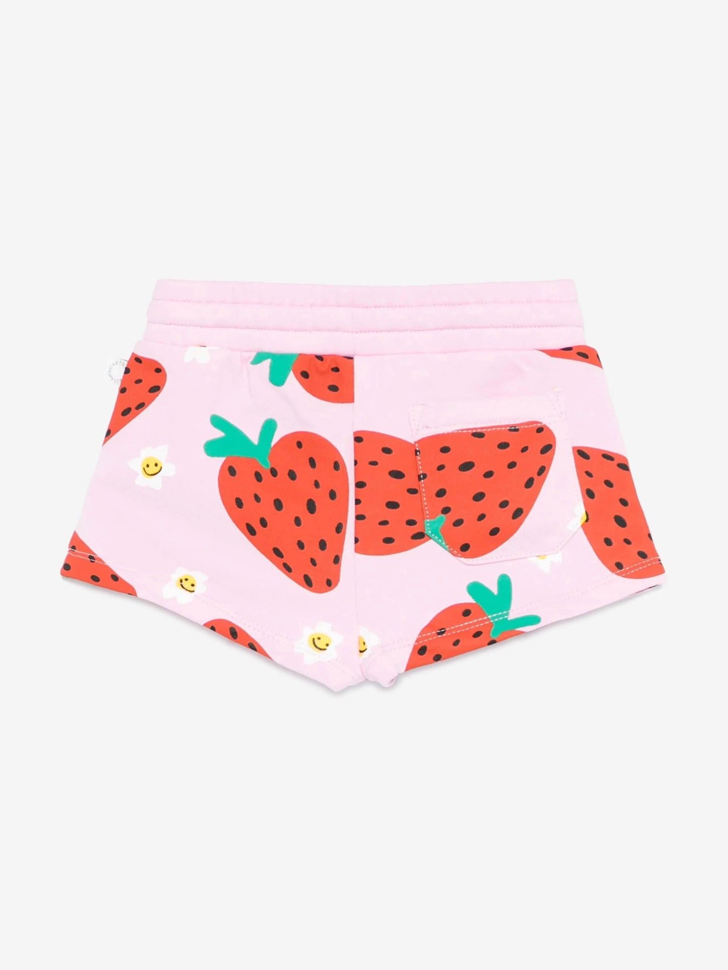 Stella McCARTNEY Kids - Шорти - Pink Strawberries Baby Shorts - Love|Labels