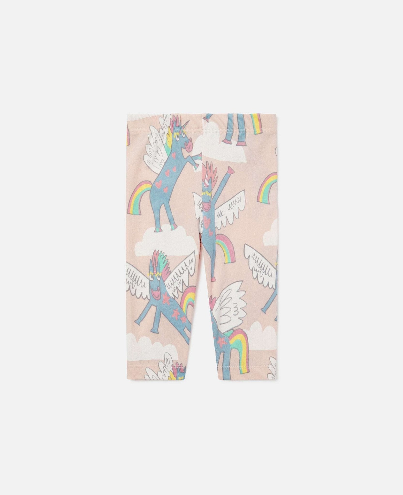 Stella McCARTNEY Kids - Клинове - Rainbow Unicorn Print Leggings - Love|Labels