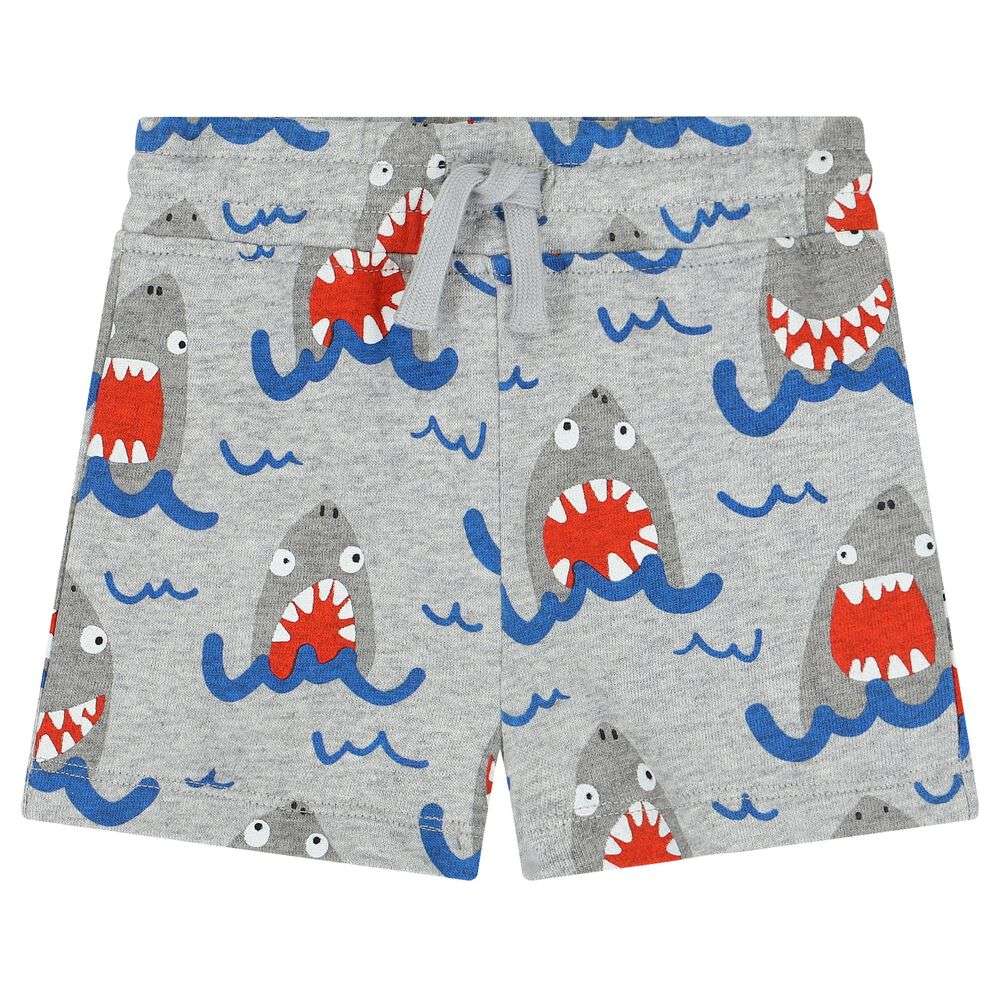 Stella McCARTNEY Kids - Шорти - Shark Printed Shorts - Love|Labels