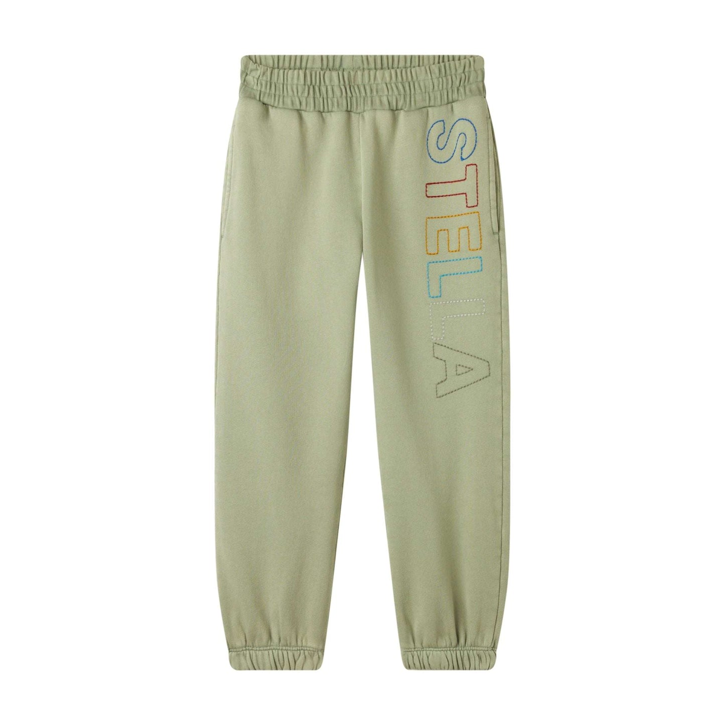 Stella McCARTNEY Kids - Панталони - Sports Green Sweatpants - Love|Labels