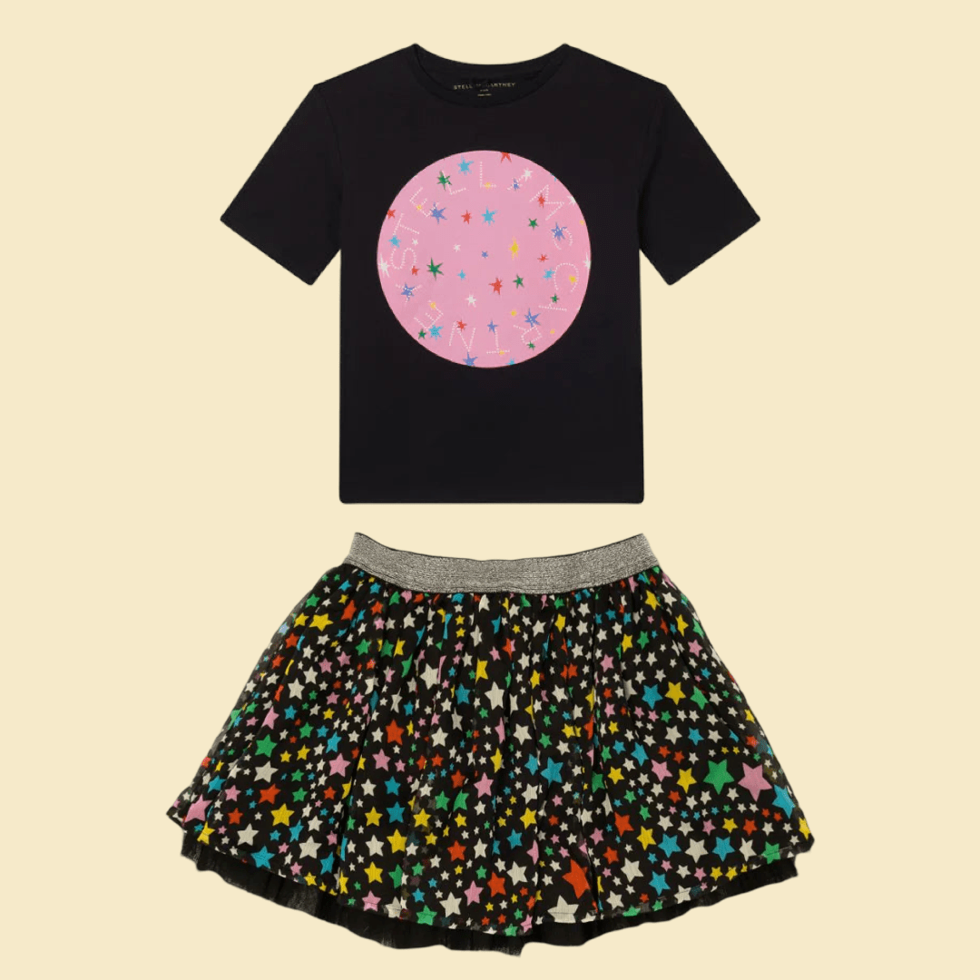 Stella McCARTNEY Kids - Поли - Star - Print Tulle Skirt - Love|Labels