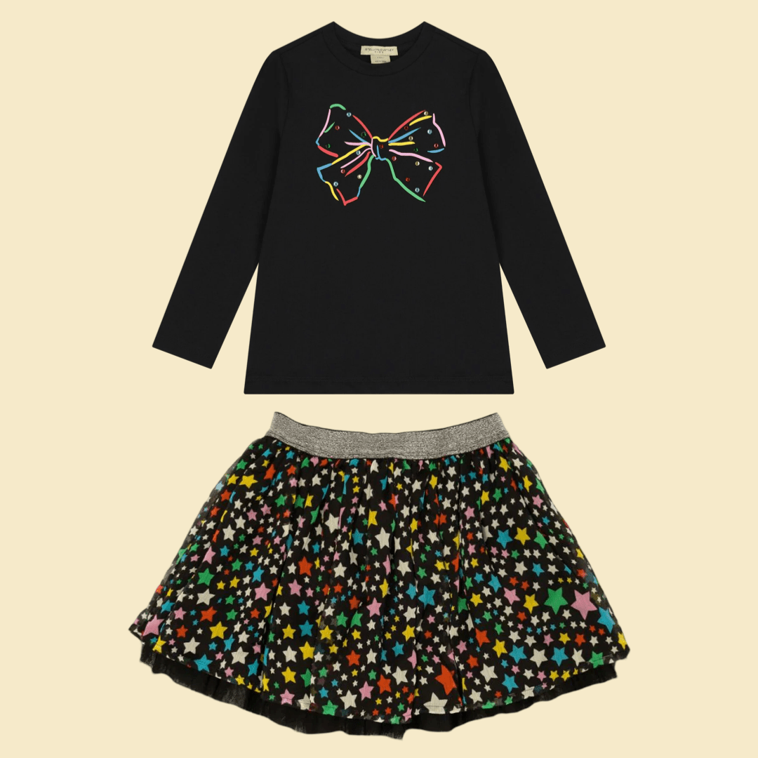 Stella McCARTNEY Kids - Поли - Star - Print Tulle Skirt - Love|Labels