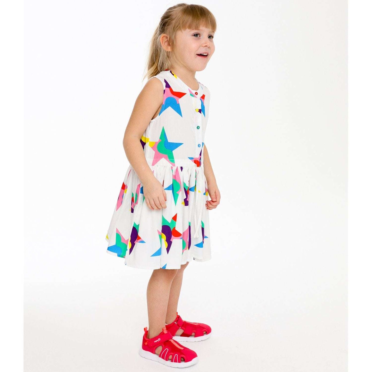 Stella McCARTNEY Kids - Рокли - Stars Shirt Dress - Love|Labels
