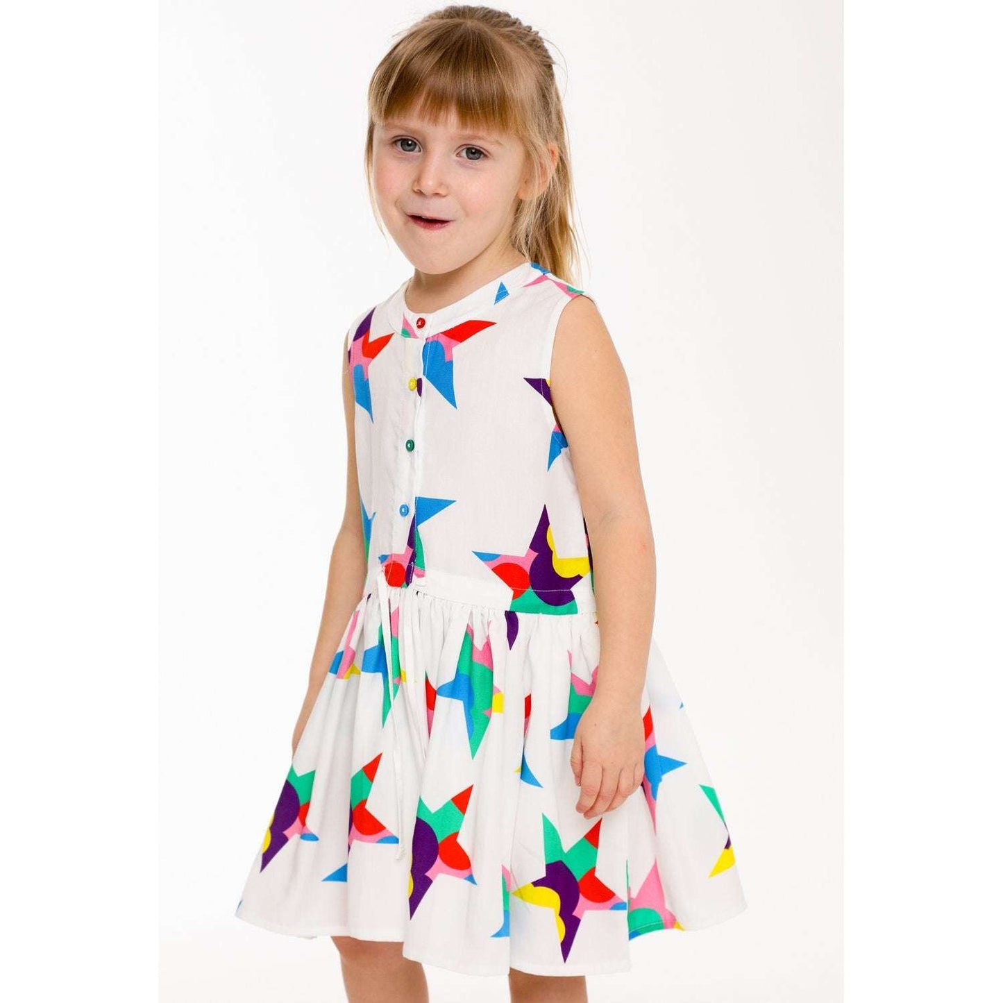 Stella McCARTNEY Kids - Рокли - Stars Shirt Dress - Love|Labels