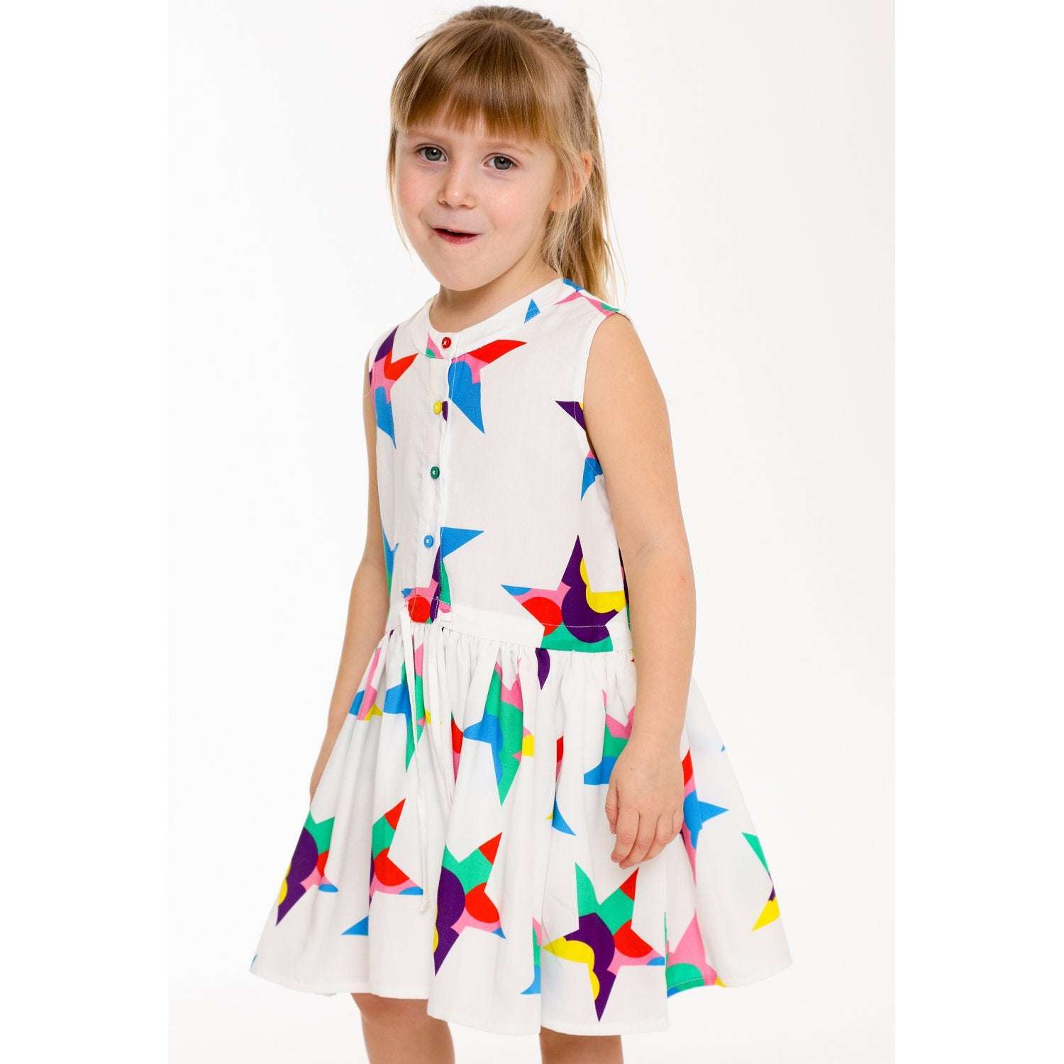 Stella McCARTNEY Kids - Рокли - Stars Shirt Dress - Love|Labels