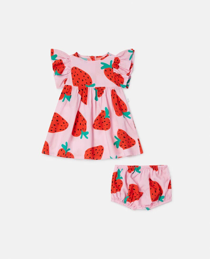Stella McCARTNEY Kids - Комплекти - Strawberry Baby Dress - Love|Labels
