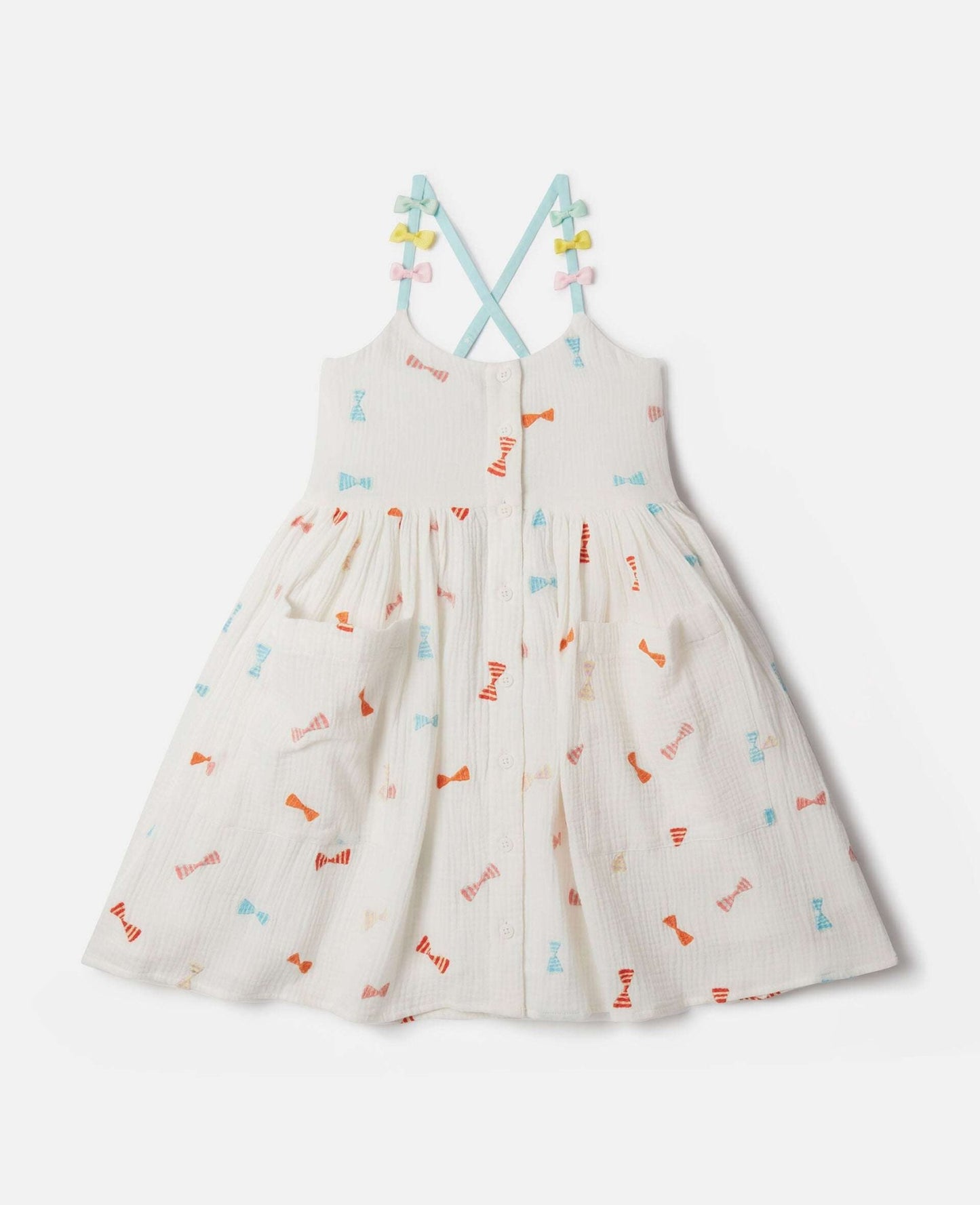 Stella McCARTNEY Kids - Рокли - Striped Bow Print Cami Dress - Love|Labels