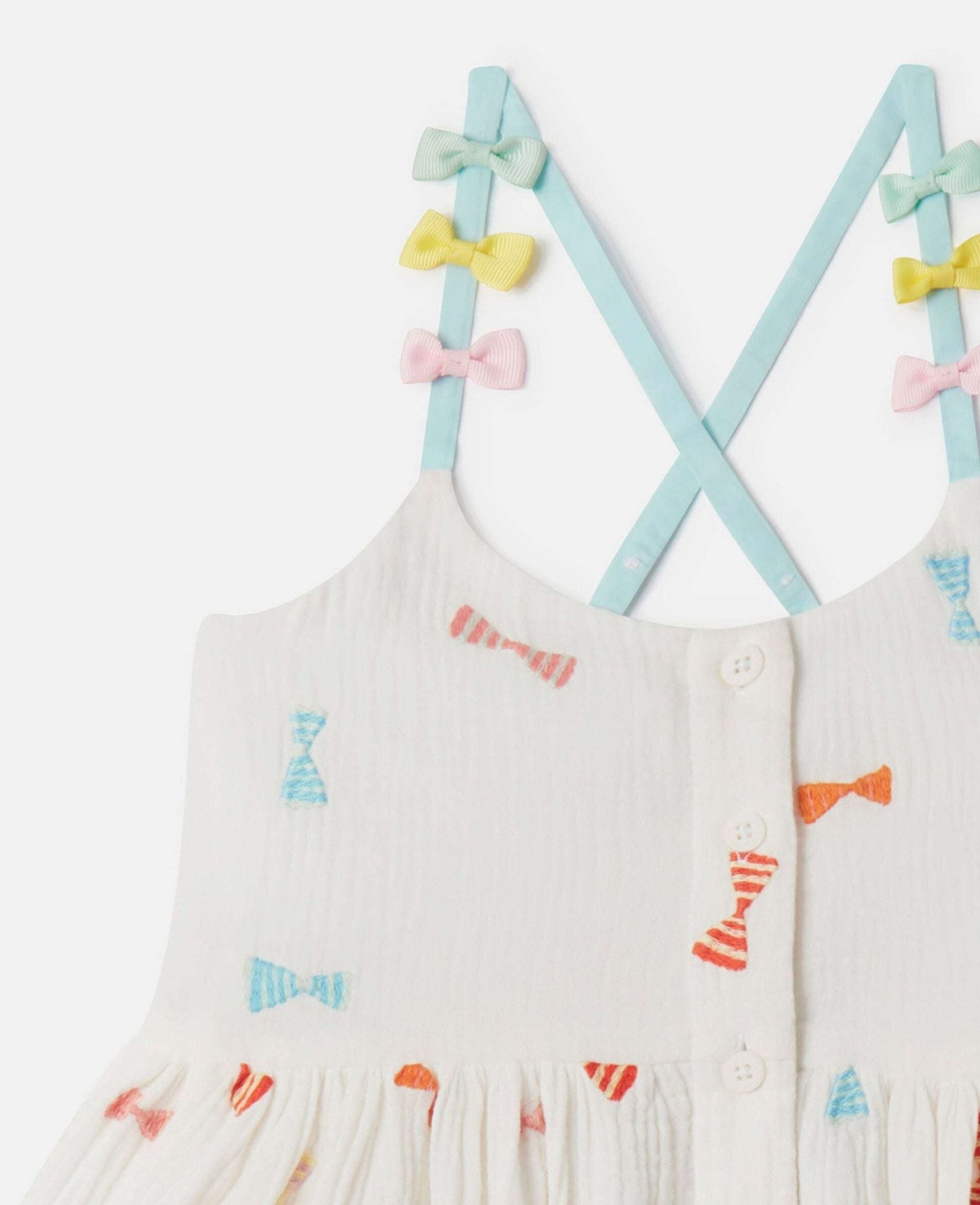 Stella McCARTNEY Kids - Рокли - Striped Bow Print Cami Dress - Love|Labels