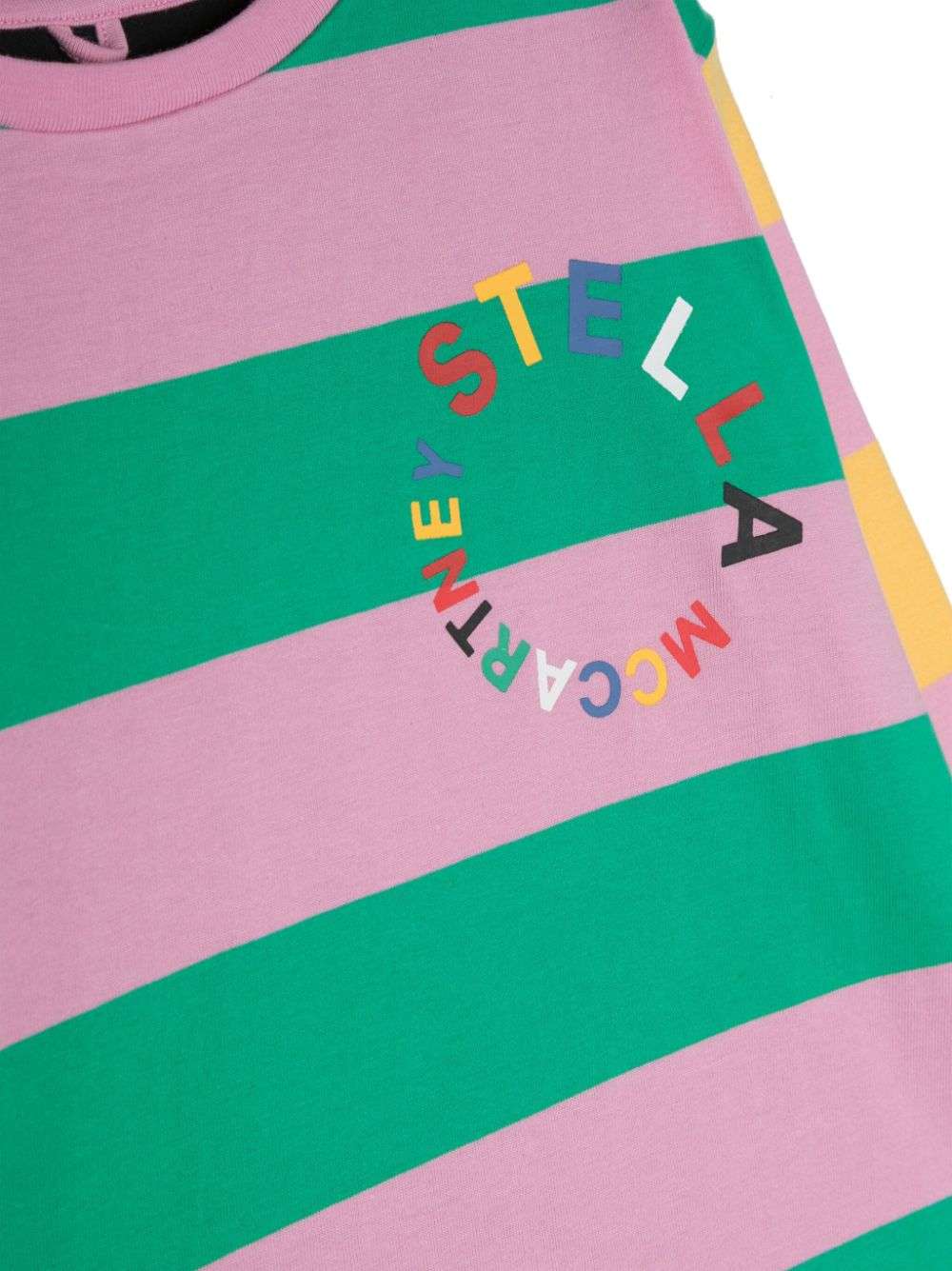 Stella McCARTNEY Kids - Блузи - Striped Organic Cotton T-shirt - Love|Labels
