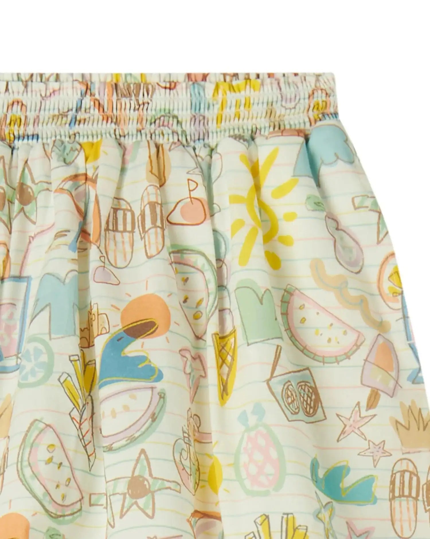 Stella McCARTNEY Kids - Поли - Summer Doodles Skirt - Love|Labels