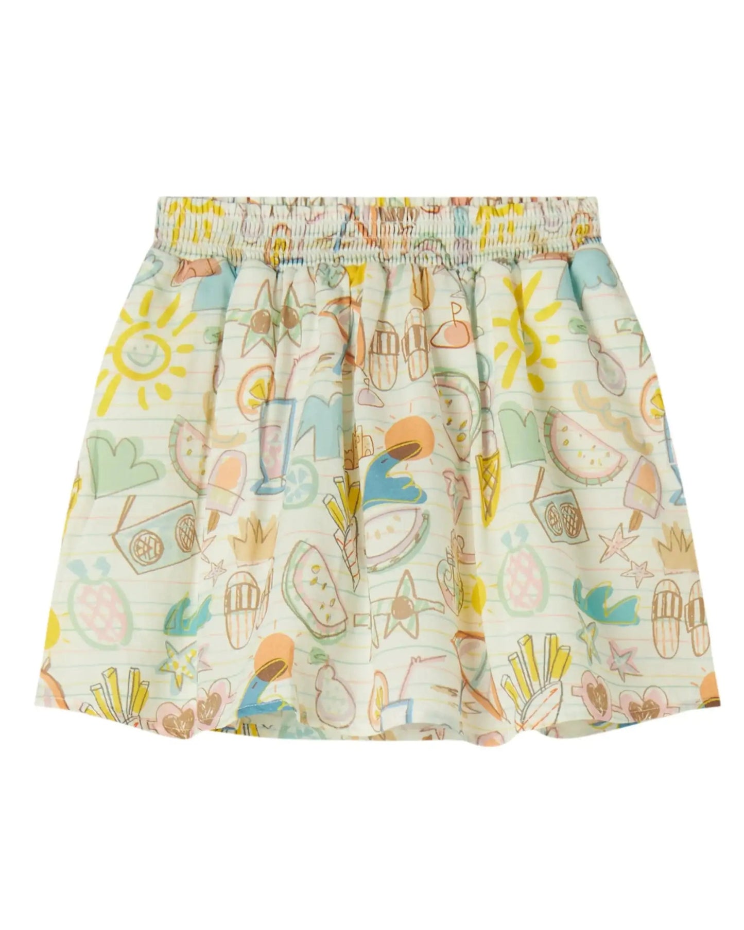 Stella McCARTNEY Kids - Поли - Summer Doodles Skirt - Love|Labels