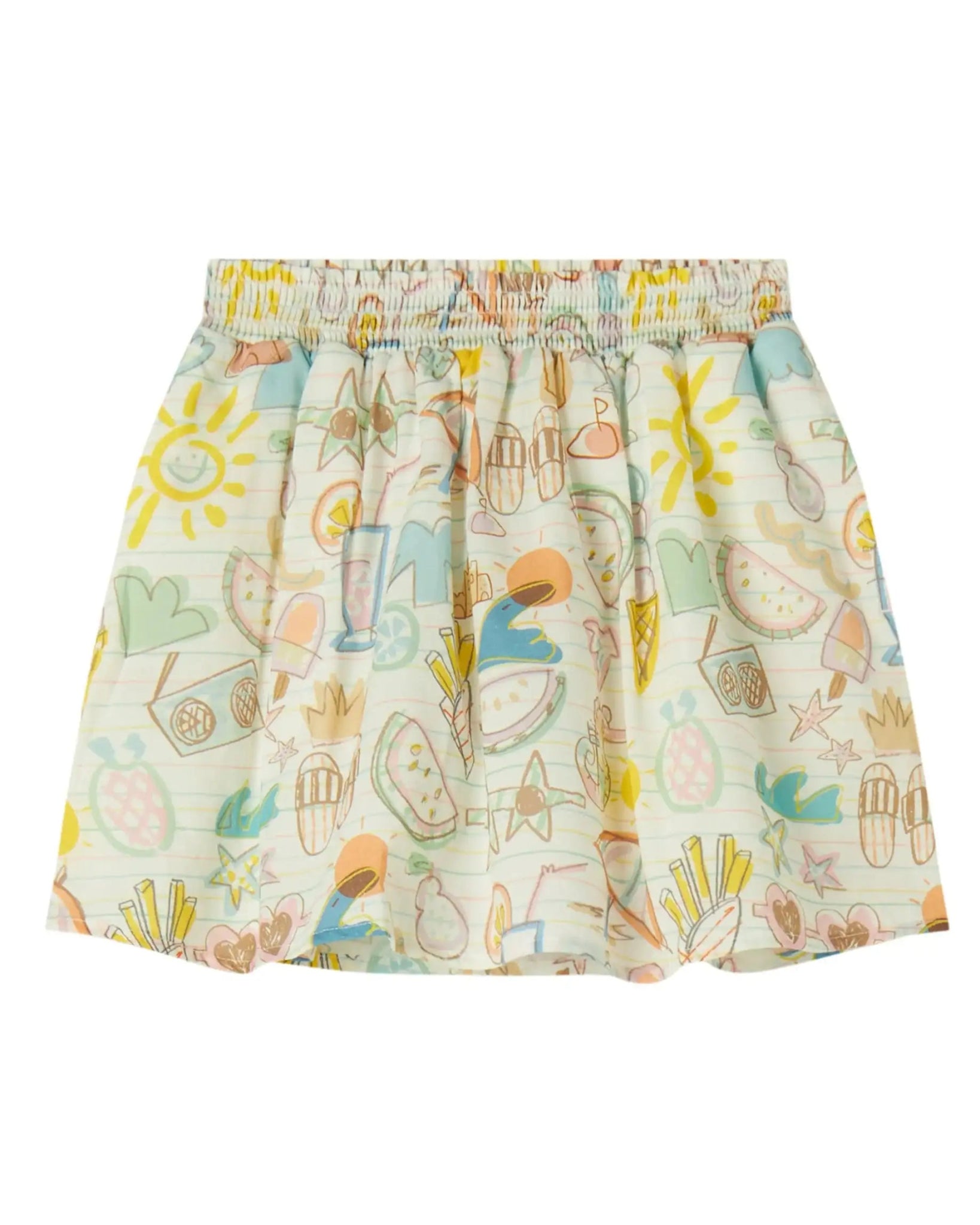 Stella McCARTNEY Kids - Поли - Summer Doodles Skirt - Love|Labels
